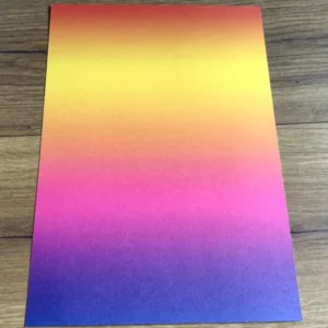 Fotokarton Regenbogen A4 einzeln Heyda