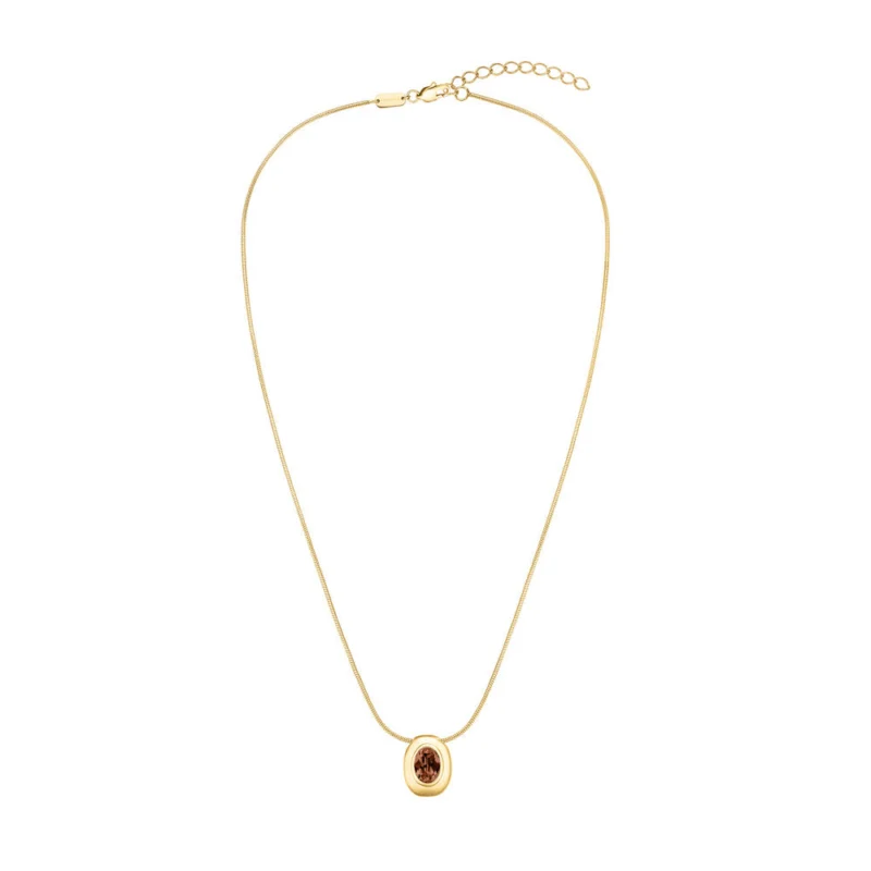 Rosefield Halskette Molten Brown Gold