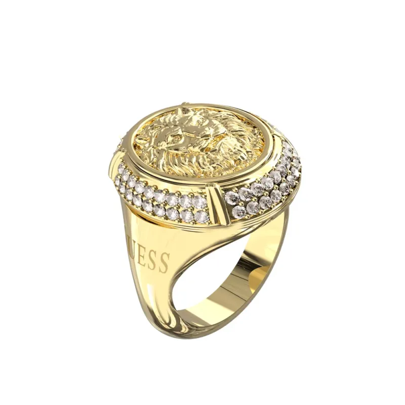 GUESS Damenring LIONESS QUEEN Gold