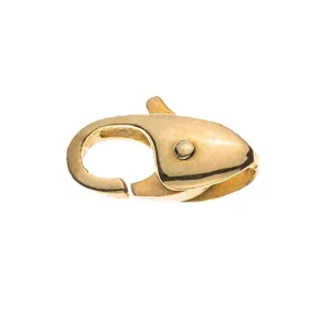 Karabiner Fantasie Gelbgold 750, 12x5mm, verstiftet