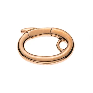 Karabiner Klick oval Rotgold 750