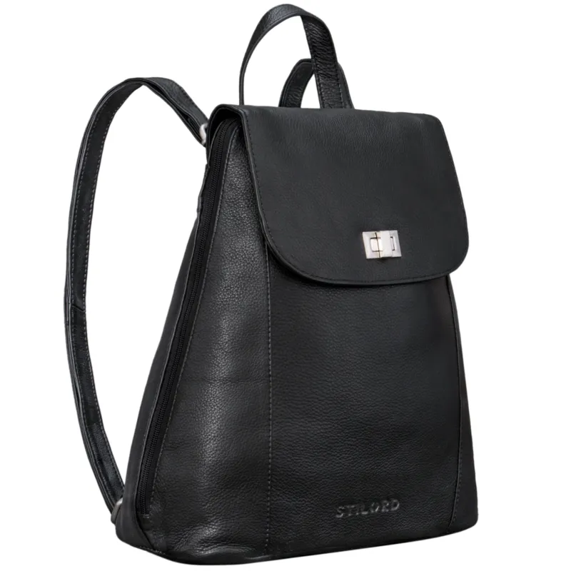 B-WARE "Victoria II" Lederrucksack Damen Vintage