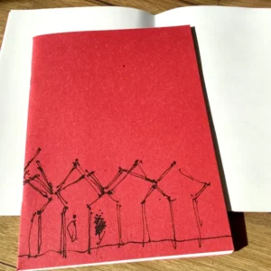 Rotes Notizheft A5, blanko