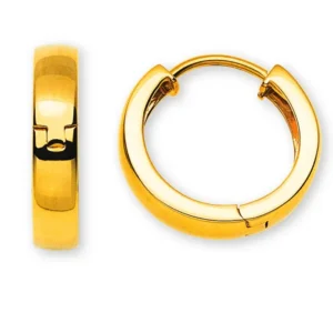 Creolen Gelbgold 750 U-Profil 16.7mm