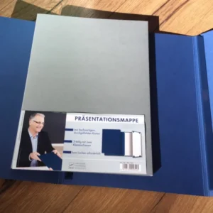 Präsentationsmappe 3-teilig DFW blau