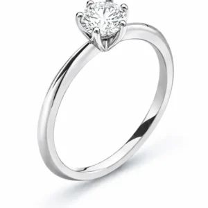 Solitär Ring Lab Diamond 1.00ct. F-VS Weissgold 585