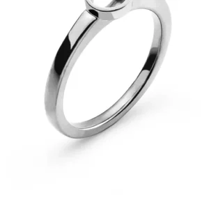 Solitär Ring Rohling Zargen Fassung Weissgold 750 für 1.00 ct.