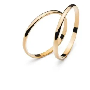 Trauring halbrund Gelbgold 750 ca. 1.8mm