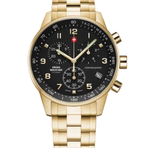 Swiss Military by Chrono Minimalistischer Chronograph Herrenuhr - SM34012.12