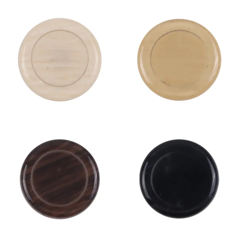 Resin Buttons with Metal Shanks for Sweater Cardigans and Coats - 20pcs