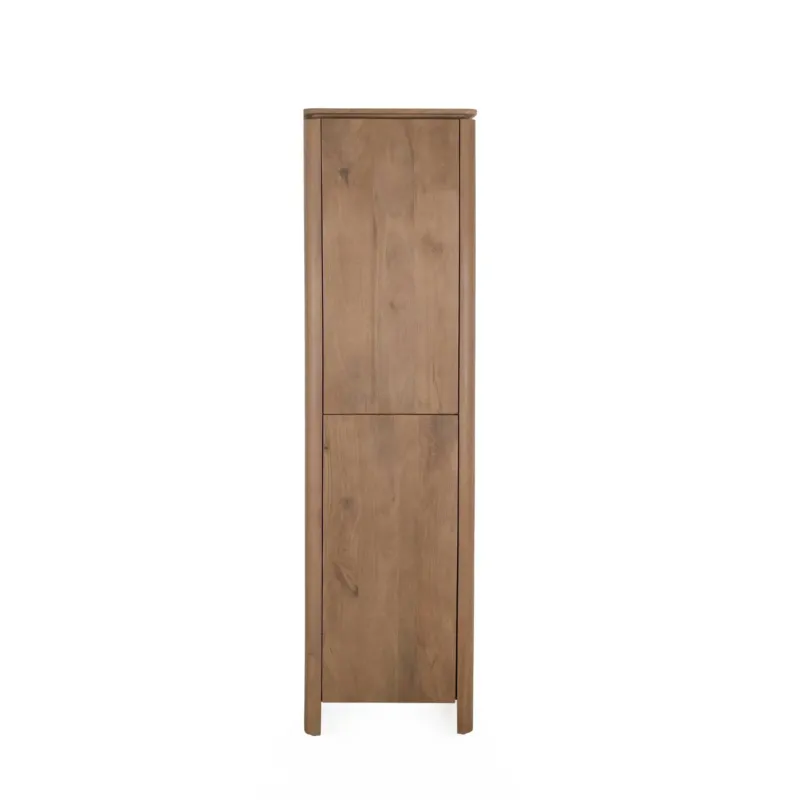 Aufbewahrungsschrank – FSC Massives Mangoholz, Natur Finish, Vertikales Holzdesign - Dallas | Starfurn