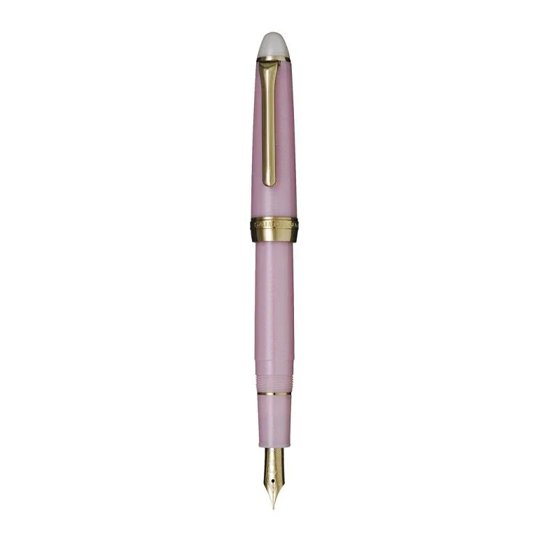 SHIKIORI TSUKUYONO MINAMO Fountain Pen with Converter, Resin Body & Stainless Steel Nib Pink