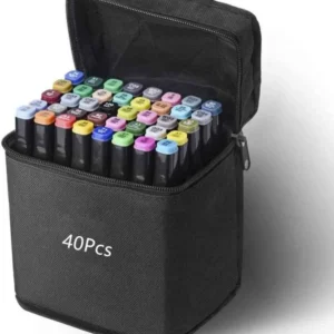 TOUCHNEW 40 Color Alcohol Twin Markers Brush Tip