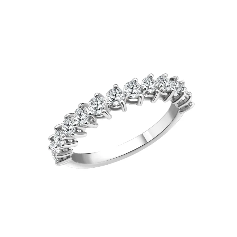 18 Karat - 750 Halbmemoire Weissgold mit Diamanten - YZ0005018