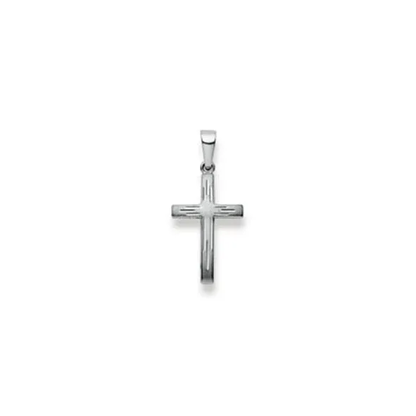 Anhänger Gold 750 Weiss Kreuz – 1258.02632/0001
