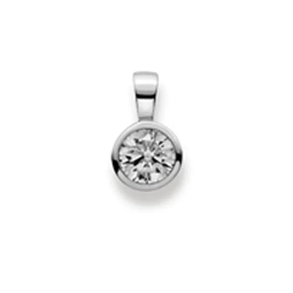 Anhänger Gold 750 Weiss Zirkonia – 1251.07310/0001