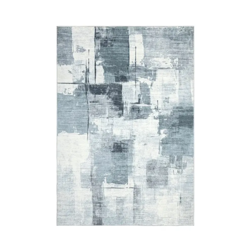 Teppich – Grau Farbton, Kurzflor Komfort, Zeitloses Farbkonzept, 150 cm - Elegantica 325 | Kayoom