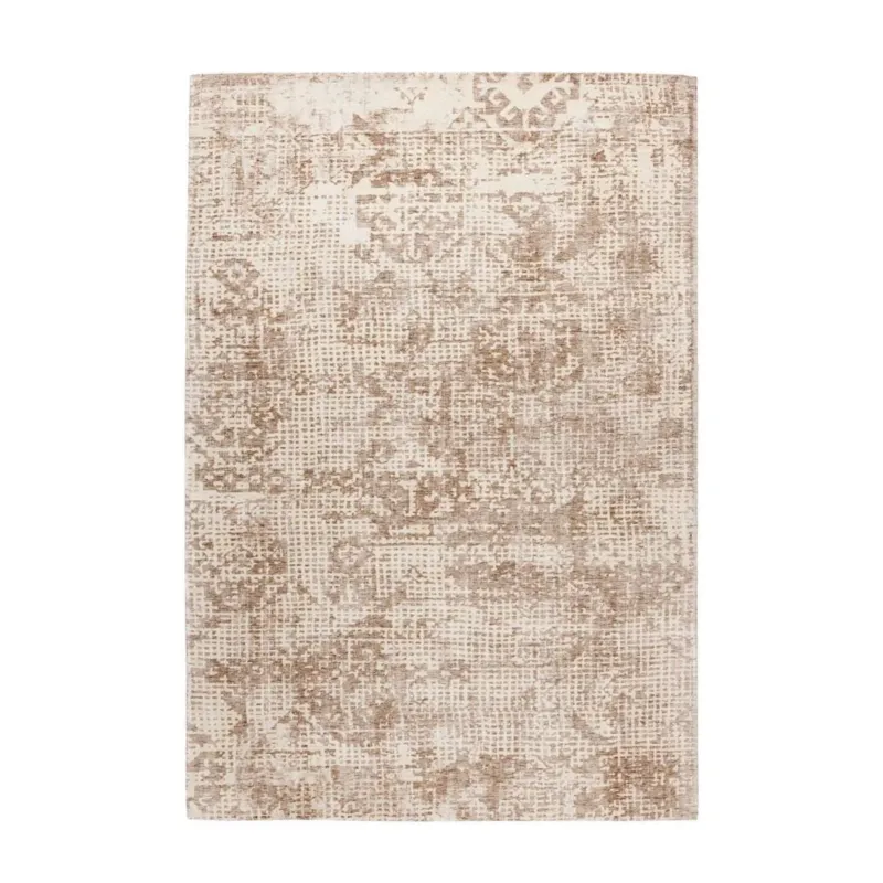 Teppich – Beige Creme, Weicher Viskoseflor, Antike Optik, 230 cm - Puerto 225 | Kayoom