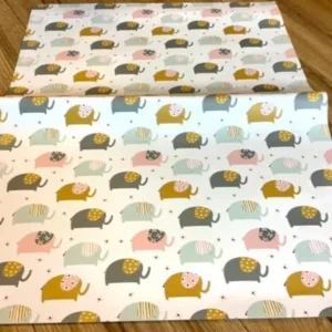 Geschenkpapier Elefanten-Babys 50x70cm
