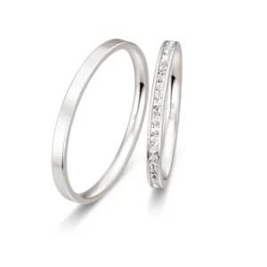 Breuning Trauringe mit Diamanten – Bestseller Eheringe | Hochwertige Goldringe - 48/04952 & 48/04951