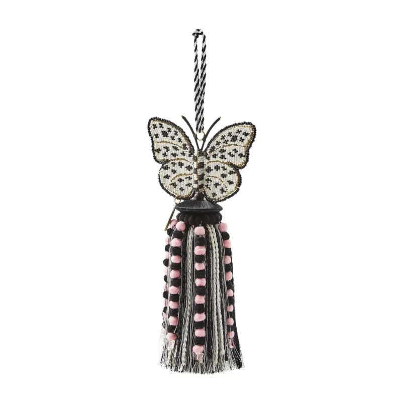 Butterfly Beaded Tassel by MacKenzie - Childs - |VESIMI Design| Luxury Bathrooms and Home Decor
