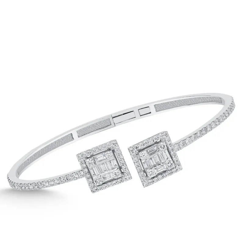 Elegantes Goldarmband mit Diamanten (585 / 750 Gold) - BBL0000370