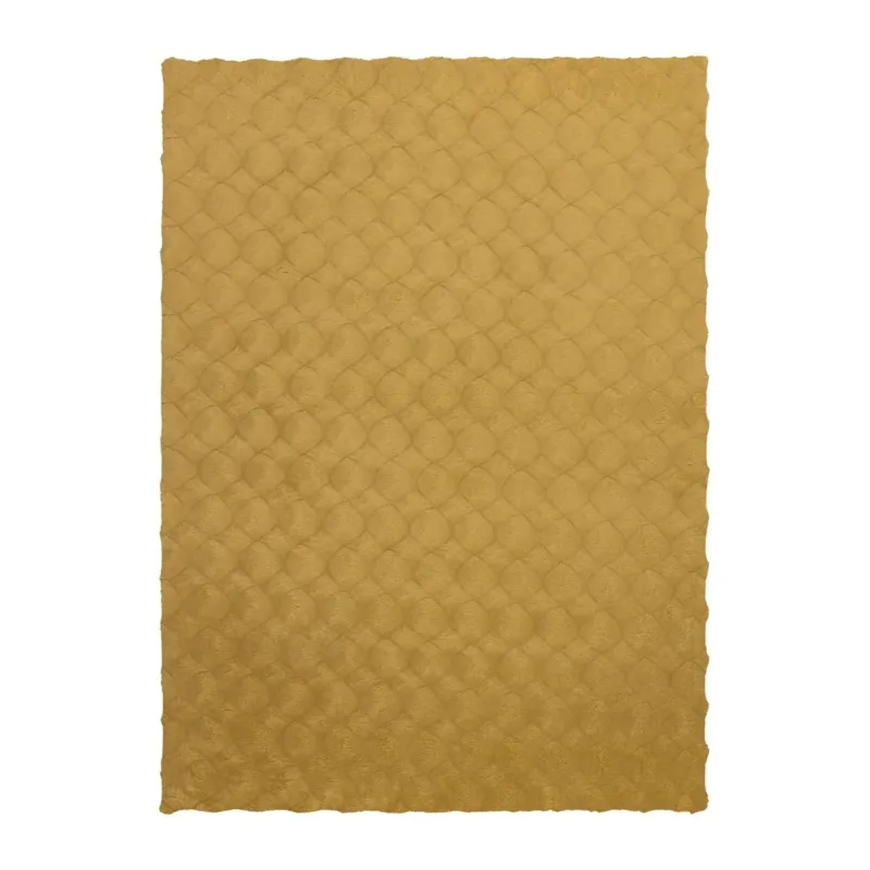 Teppich – Honigfarbener Luxus, Weicher Hochflor, Baumwollmix 290 cm - Glow 825 | Kayoom