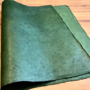 Geschenkpapier dunkelgrün Lokta Lamali
