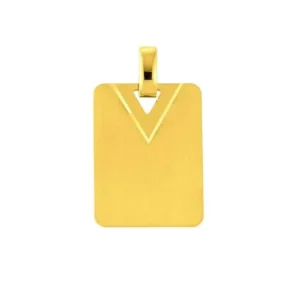 Gold-Plakette 750 Gelbgold matt/poliert – 1155.06251/0001