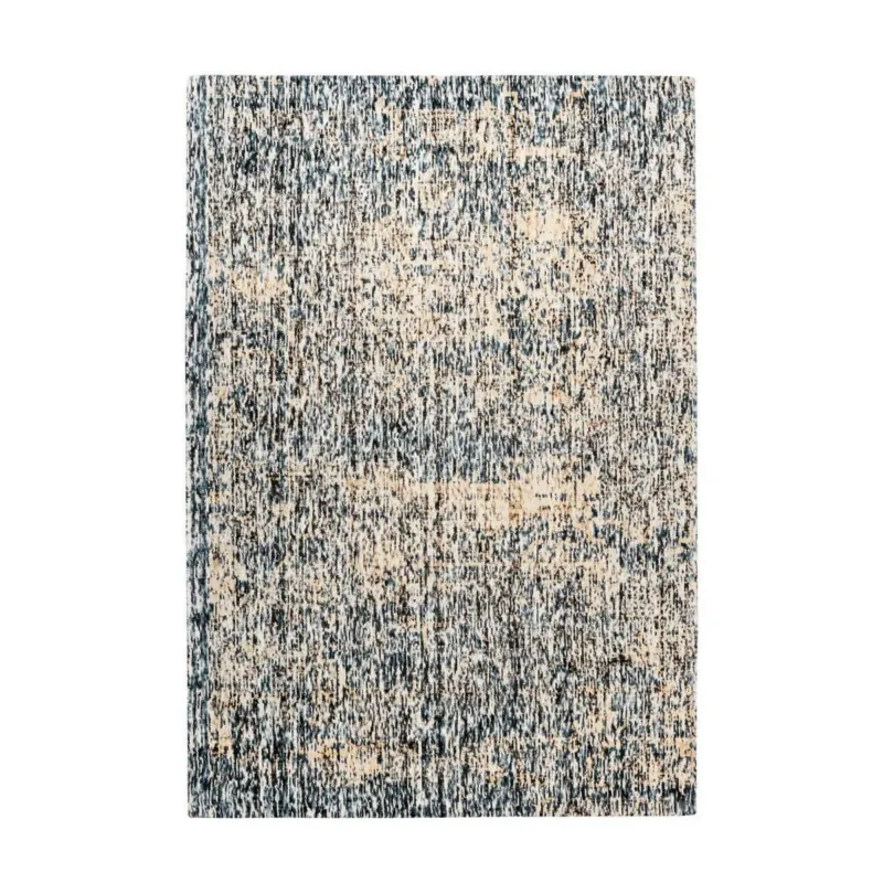 Teppich – Blau Beige, Antik-Look, Kurzflor, 170 cm - Puerto 125 | Kayoom