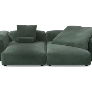 vetsak | Sofa Set 02 XLarge - Cord Velour - Hunter | Modular Sofa | 3.5 Seater | Big Sofa