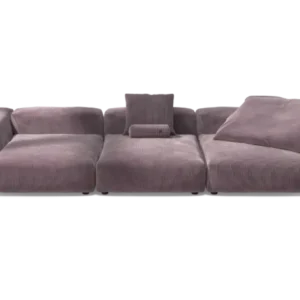 vetsak | Sofa Set 05 - Cord Velour - Blossom | Modular Sofa | 5 Seater | Big Sofa | Corner Sofa