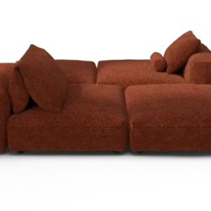 vetsak | Sofa Set 08 - Daybed - Nub - Sienna | Modular Sofa | 6 Seater | Outdoor Island | Double lounger