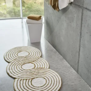 INFINITY Egyptian Cotton Bathroom Rug by Abyss & Habidecor - GOLD COLLECTION - |VESIMI Design| Luxury Bathrooms and Home Decor