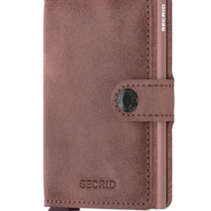 Secrid Miniwallet Vintage Mauve mit Gravur - MV-Mauve