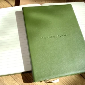 notizbuch liniert Ledercover clairefontaine