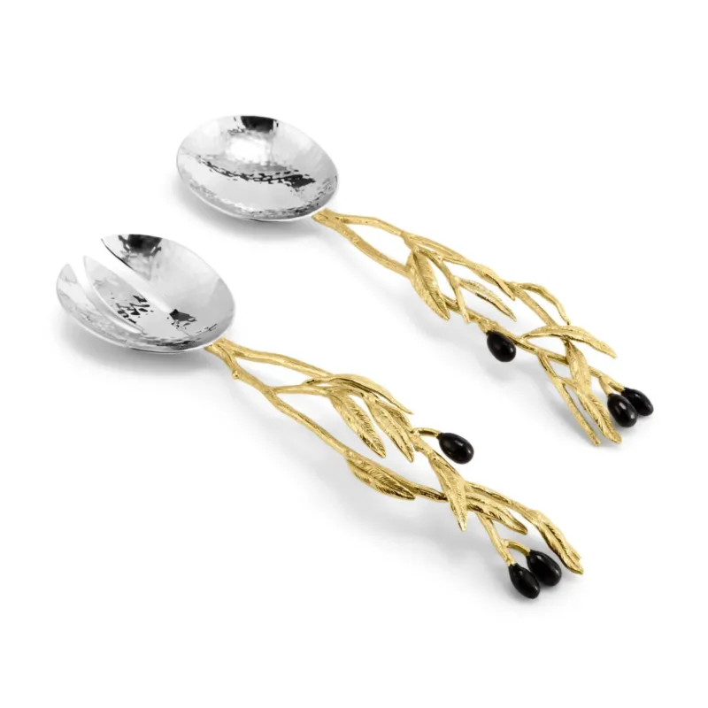 Olive Branch Serving Set Michael Aram