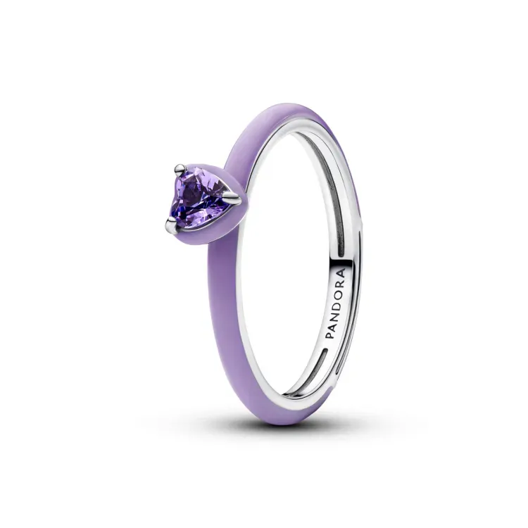 Pandora ME Violettes Chakra Herz Ring - 193088C04
