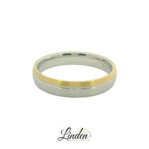 Partnerringe Silber/Gold SG-633/5