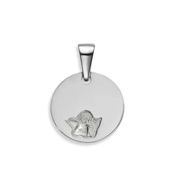 Plakette Silber 925 weiss Engel poliert rhodiniert – 6258.03513/0001