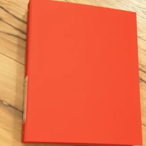 rotes Ringbuch A4 forever mit 4 Ringen, plastikfrei, Recyclingpappe - Bürobedarf bei Polly Paper in Berlin-Mitte
