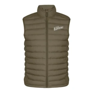 Shirtee Climber Steppweste ST/ST mit Stick British Khaki / S Sons of Battery Oldschool Weste - Organic Steppweste ST/ST mit Stick E-Bike-Community