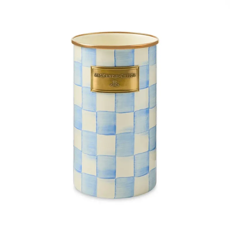 Sky Check Utensil Holder by MacKenzie-Childs