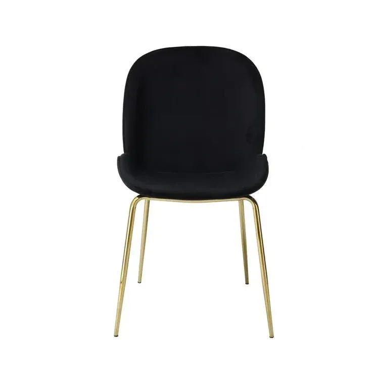 Stuhl Gestepptes Rücken - Design Samtbezug Messing - Gestell – Charlize 110 | Kayoom - Esszett Luxury | Stilvolles Wohnen mit Charakter