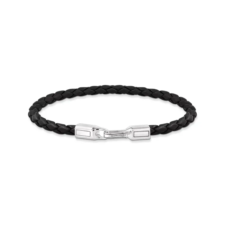 Thomas Sabo Lederarmband Schwarz 19 cm - A2147-682-11-L19
