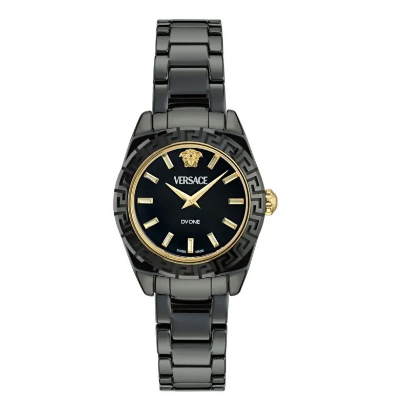 Versace DV One Mini 28 mm Damenuhr - Eleganz in Schwarz - VE9F00124