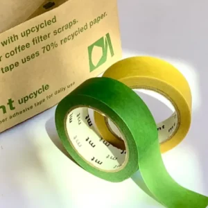 Washi-tape 2er Set grün und gelb